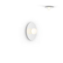 Load image into Gallery viewer, Bola LED Ceiling / Wall Light in Gloss White/Chrome (Small).
