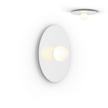 Load image into Gallery viewer, Bola LED Ceiling / Wall Light in Gloss White/Chrome (Large).
