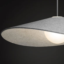 Load image into Gallery viewer, Bola LED Felt Pendant Light Detail.
