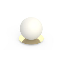 Load image into Gallery viewer, Bola Sphere LED Table Lamp in Brass (Medium).

