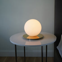 Load image into Gallery viewer, Bola Sphere LED Table Lamp in bedroom.
