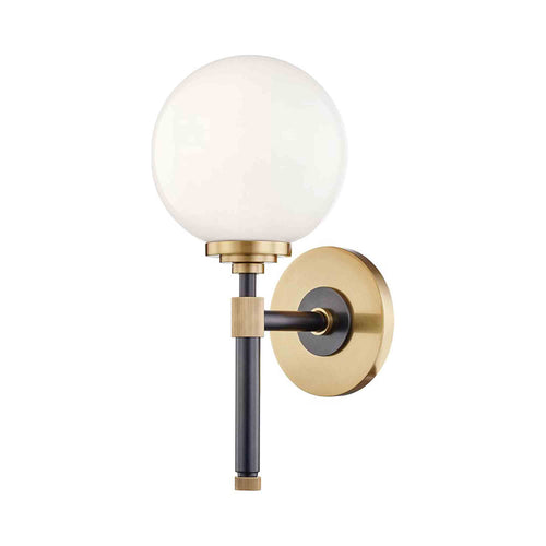 Bowert Bath Wall Light in Aged Old Bronze.