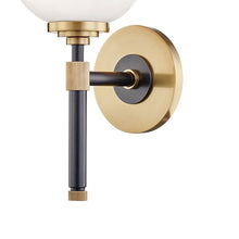 Load image into Gallery viewer, Bowert Bath Wall Light in Detail.

