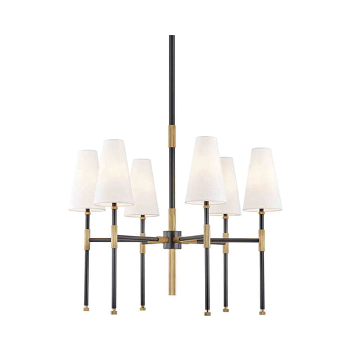 Bowery Chandelier in Aged Old Bronze.