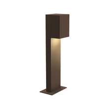 Load image into Gallery viewer, Box LED Bollard Light in Textured Bronze/Small/1-Light.
