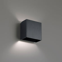Load image into Gallery viewer, Boxi LED Wall Light in Black.
