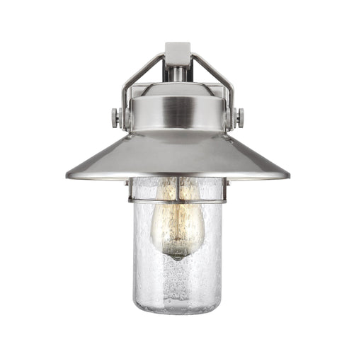 Boynton Outdoor Wall Light in Grey.