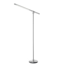 Load image into Gallery viewer, Brazo LED Floor Lamp in Silver.
