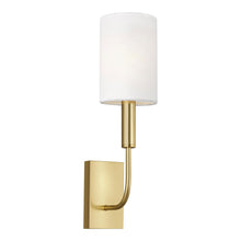 Load image into Gallery viewer, Brianna Bath Wall Light in Brass.
