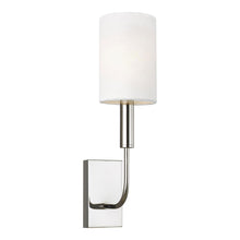 Load image into Gallery viewer, Brianna Bath Wall Light in Polished Nickel.
