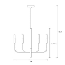 Load image into Gallery viewer, Brianna Chandelier - line drawing.
