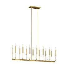 Load image into Gallery viewer, Brianna Linear Chandelier in Detail.
