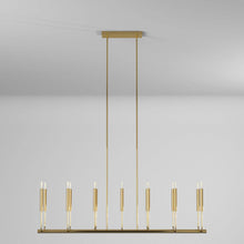Load image into Gallery viewer, Brianna Linear Chandelier in Detail.
