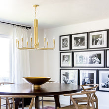 Load image into Gallery viewer, Brigitte Pendant Light in living room.
