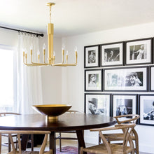 Load image into Gallery viewer, Brigitte Pendant Light in living room.
