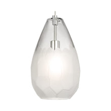 Load image into Gallery viewer, Briolette Grande Pendant Light in Forst.
