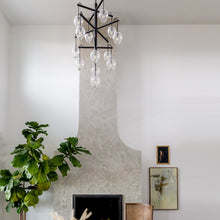 Load image into Gallery viewer, Brixton Chandelier in living room.
