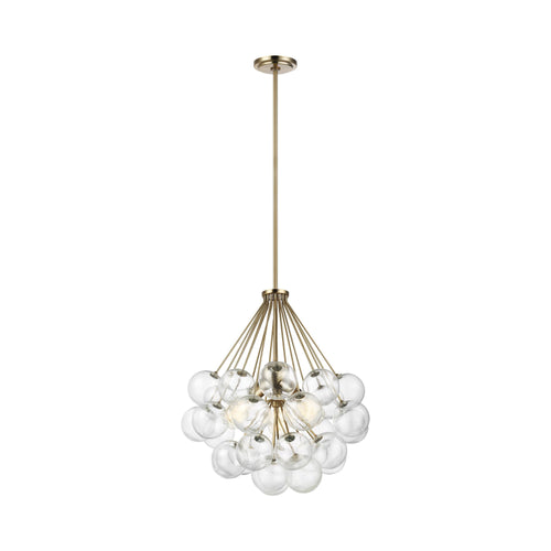 Bronzeville Multi Light Pendant Light in White.