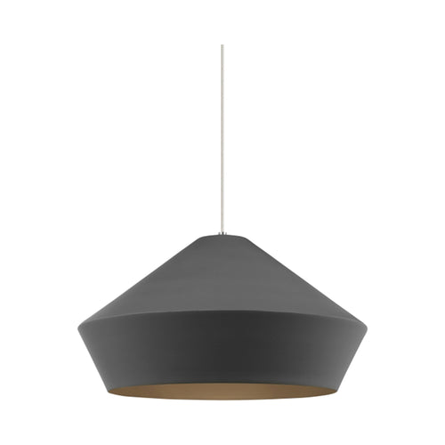 Brummel Grande Pendant Light in Black.