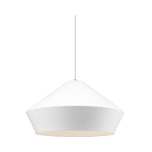 Load image into Gallery viewer, Brummel Grande Pendant Light in Matte White/Black.
