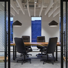 Load image into Gallery viewer, Brummel Grande Pendant Light in office.
