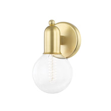Load image into Gallery viewer, Bryce Bath Wall Light in Gold.
