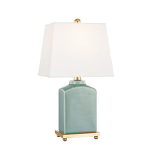 Load image into Gallery viewer, Brynn Table Lamp in Jade .

