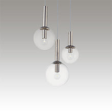 Load image into Gallery viewer, Bubbles Multi Light Pendant Light in Detail.

