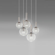 Load image into Gallery viewer, Bubbles Multi Light Pendant Light in Detail.
