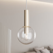 Load image into Gallery viewer, Bubbles Pendant Light in living room.
