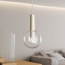 Load image into Gallery viewer, Bubbles Pendant Light in living room.
