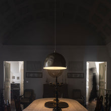 Load image into Gallery viewer, Bump LED Pendant Light in dining room.
