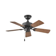 Load image into Gallery viewer, Cabana Ceiling Fan in Matte Black.
