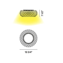 Load image into Gallery viewer, Caboche Plus LED Ceiling Light - line drawing.
