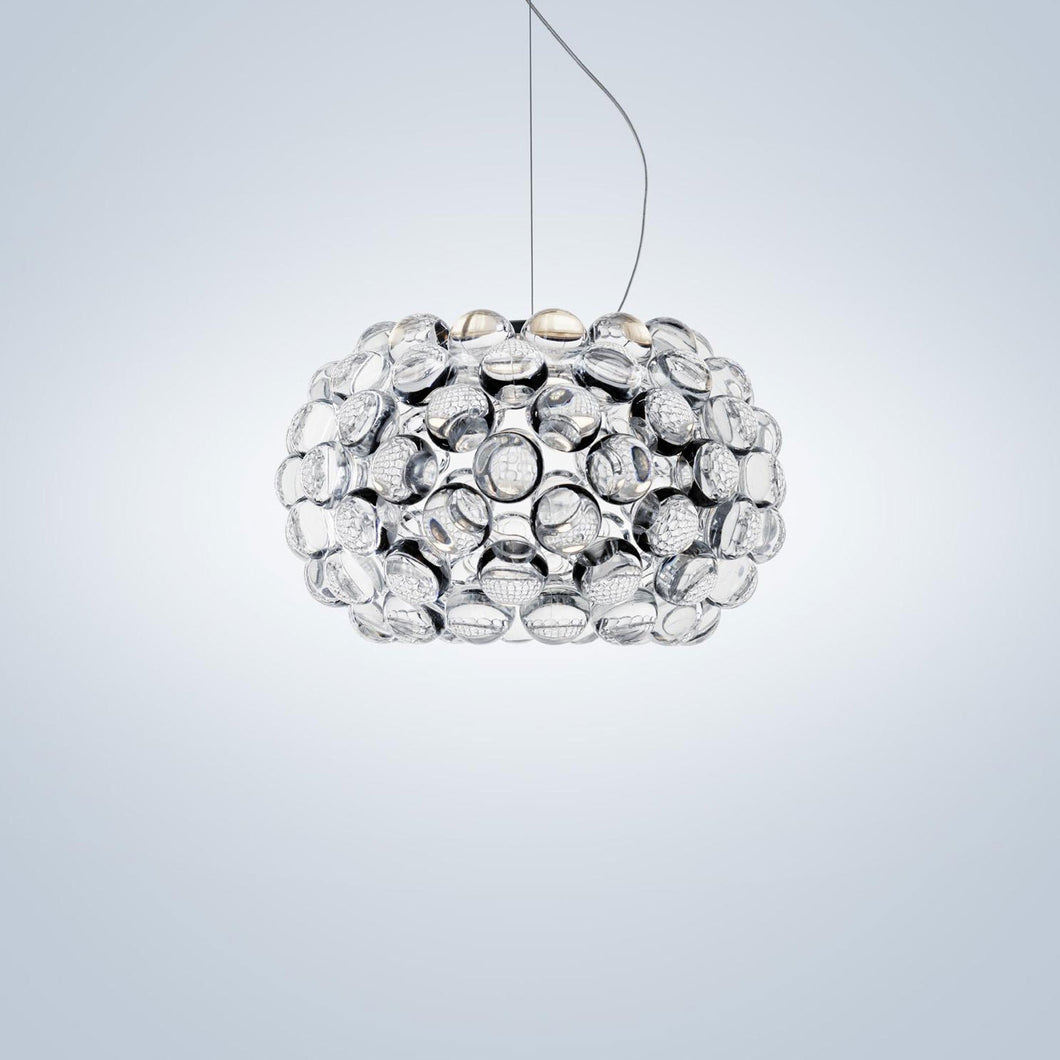 Caboche Plus Pendant Light in Transparent/Mini/LED.