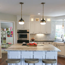 Load image into Gallery viewer, Cadence Mini Pendant Light in dining room.
