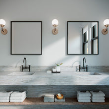 Load image into Gallery viewer, Cafe Bath Wall Light in bathroom.
