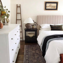 Load image into Gallery viewer, Calabria PTL1010 Table Lamp in bedroom.

