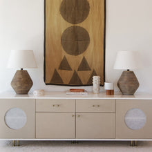 Load image into Gallery viewer, Calabria PTL1011 Table Lamp in living room.

