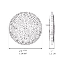 Load image into Gallery viewer, Calipso Ceiling/Wall Light - line drawing.

