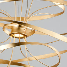 Load image into Gallery viewer, Calligraphy LED Pendant Light in Detail.
