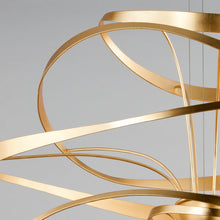 Load image into Gallery viewer, Calligraphy LED Pendant Light in Detail.
