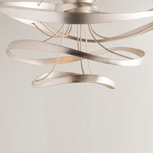 Load image into Gallery viewer, Calligraphy LED Pendant Light in Detail.
