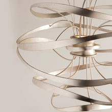 Load image into Gallery viewer, Calligraphy LED Pendant Light in Detail.
