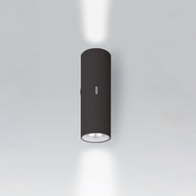 Load image into Gallery viewer, Calumet Outdoor LED Wall Light in Anthracite Grey/Large/Up + Downlight (3000K).
