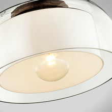 Load image into Gallery viewer, Candace Outdoor Flush Mount Ceiling Light in Detail.
