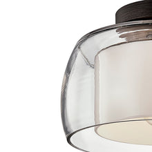 Load image into Gallery viewer, Candace Outdoor Flush Mount Ceiling Light in Detail.
