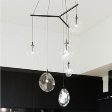 Load image into Gallery viewer, Cantina Tri-Spreader LED Pendant Light in kitchen.
