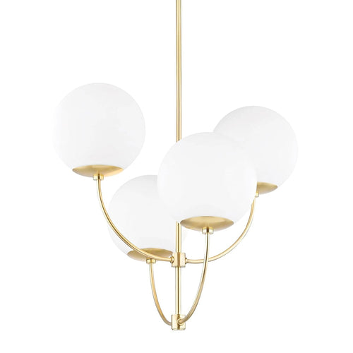 Carrie Chandelier in White.