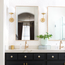 Load image into Gallery viewer, Carrie Wall Light in bathroom.
